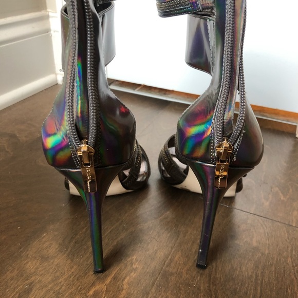BCBG Iridescent Heels sz 10 - Picture 3 of 4